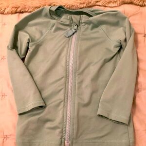 Cat & Jack zip rash guard 2T